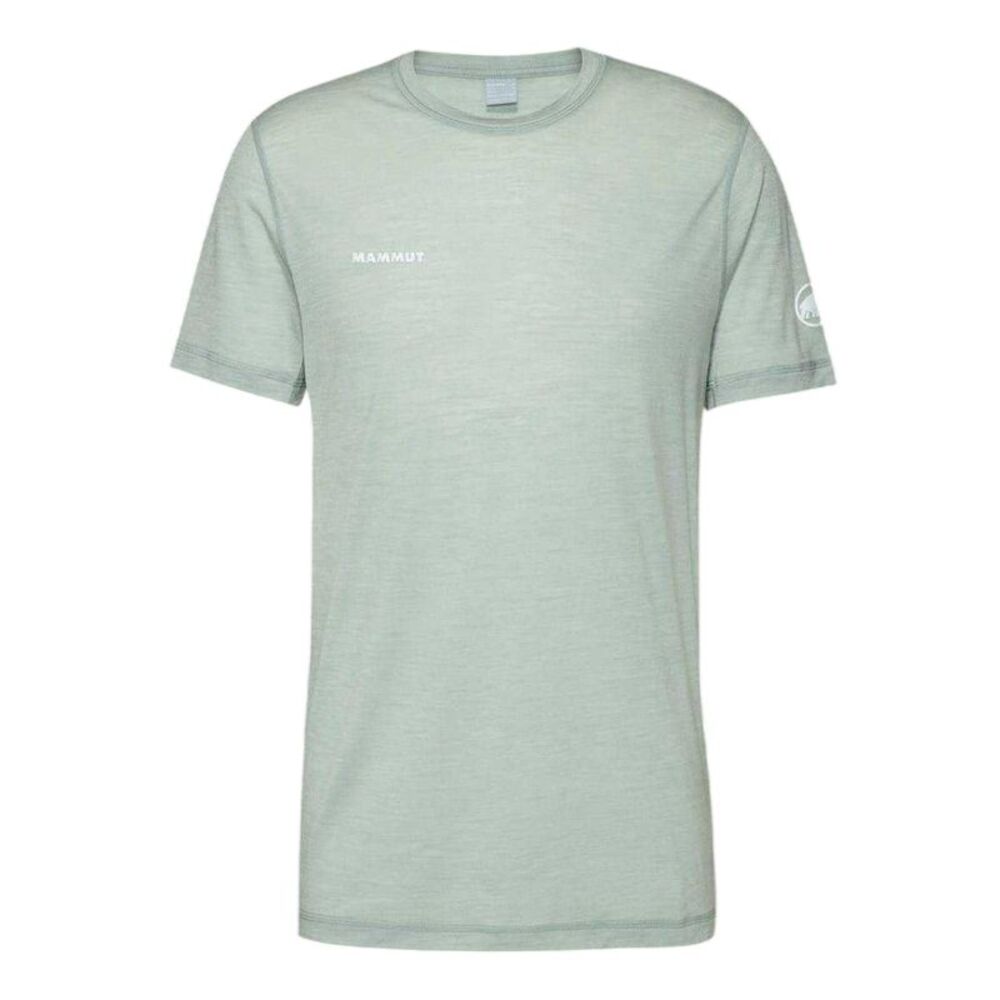 Mammut Mens Logo Wool T-Shirt / Silver Sage